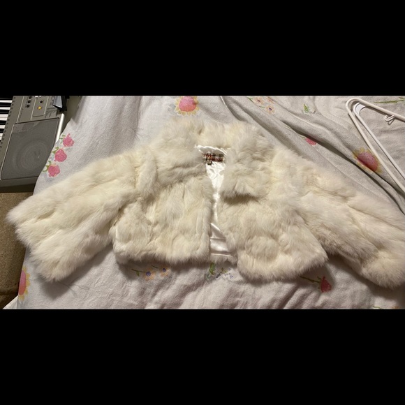 Satin lined Rabbit Fur Coats - Picture 9 of 10